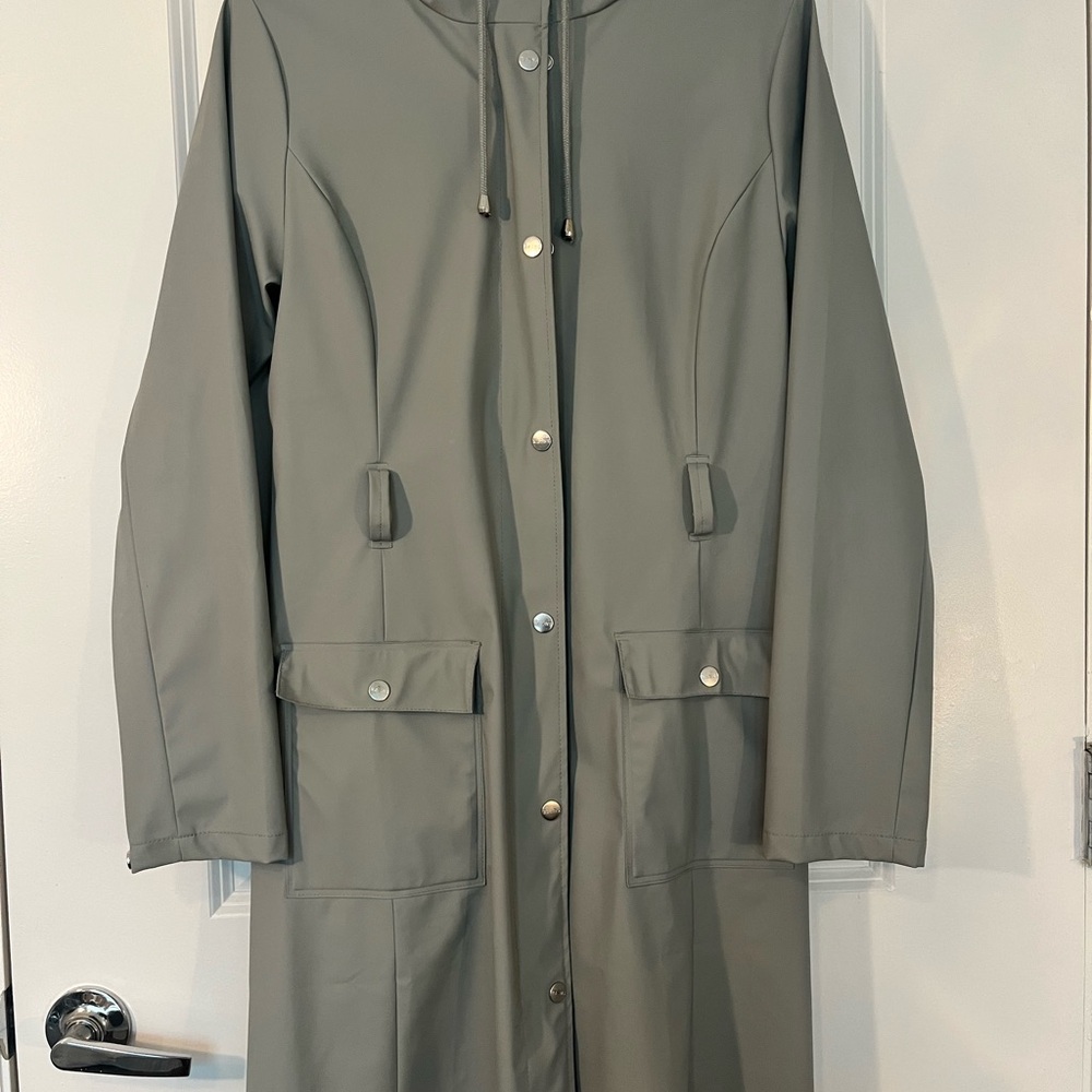 Rains Women's Gray Rain Coat